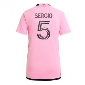 Inter Miami Sergio Busquets #5 Hemmatröja Kvinnor 2024-25 Kortärmad